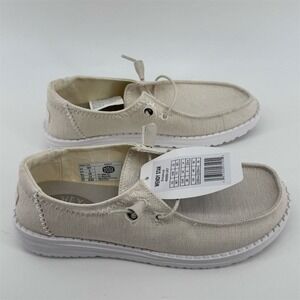 Hey Dude Wendy Star‎ Snowcap Women's Casual Shoes Beige Size 7